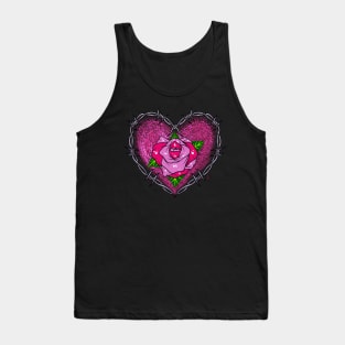 Barbwire heart Tank Top